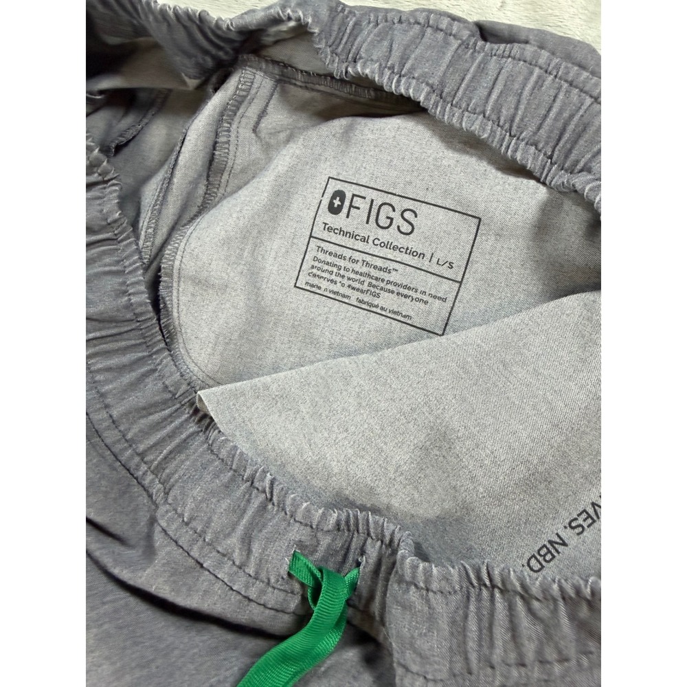 Figs Technical Coll. Men's Tansen Jogger Scrub Pants Graphite Grey, Size Large - Picture 3 of 7